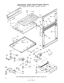 06 - Breaker And Partition parts for Whirlpool Refrigerator EET151JTWR1 / from AppliancePartsPros.com
