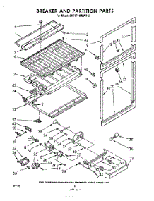 06 - Breaker And Partition parts for Whirlpool Refrigerator EHT171MMWR2 / from AppliancePartsPros.com