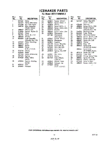 13 - Section parts for Whirlpool Refrigerator EHT171MMWR2 / from AppliancePartsPros.com