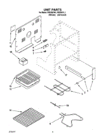 04 - Unit, Lit / Optional parts for Whirlpool Range FES355YL1 / from AppliancePartsPros.com
