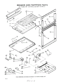 06 - Breaker And Partition parts for Whirlpool Refrigerator EET151JTWR2 / from AppliancePartsPros.com