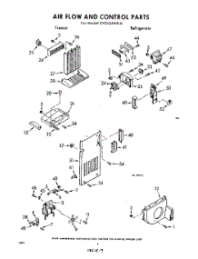04 - Air Flow And Control parts for Whirlpool Refrigerator EVD15JWR0 / from AppliancePartsPros.com
