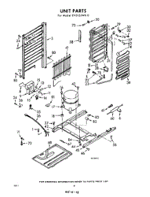 10 - Unit parts for Whirlpool Refrigerator EVD15JWR0 / from AppliancePartsPros.com