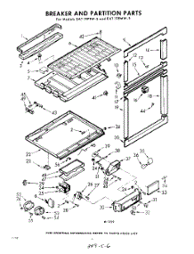 06 - Breaker And Partition parts for Whirlpool Refrigerator EAT19PMW5 / from AppliancePartsPros.com