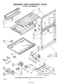 06 - Breaker And Partition parts for Whirlpool Refrigerator EHT171MMWR3 / from AppliancePartsPros.com