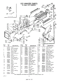 12 - Ice Maker parts for Whirlpool Refrigerator EHT171MMWR3 / from AppliancePartsPros.com