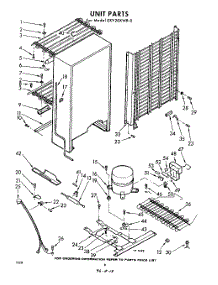 08 - Unit parts for Whirlpool Freezer EXV20XWR0 / from AppliancePartsPros.com