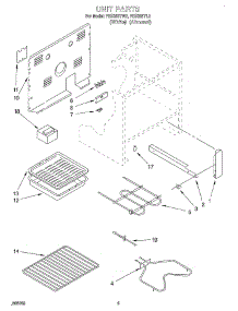 04 - Unit parts for Whirlpool Range FES355YL2 / from AppliancePartsPros.com