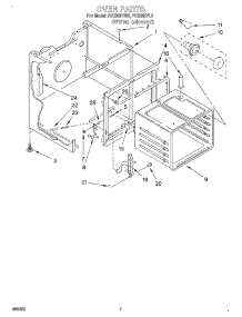 05 - Oven parts for Whirlpool Range FES355YL2 / from AppliancePartsPros.com