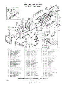 12 - Ice Maker parts for Whirlpool Refrigerator EVD17JMWR0 / from AppliancePartsPros.com