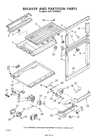 06 - Breaker And Partition parts for Whirlpool Refrigerator EHT171PKWR2 / from AppliancePartsPros.com