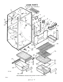 04 - Liner parts for Whirlpool Refrigerator EET151PKWR0 / from AppliancePartsPros.com