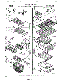 06 - Liner parts for Whirlpool Refrigerator EVD17JWR0 / from AppliancePartsPros.com