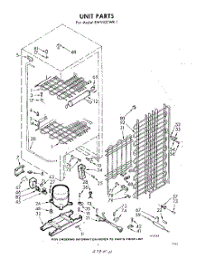 03 - Unit parts for Whirlpool Freezer EWV10CWR1 / from AppliancePartsPros.com