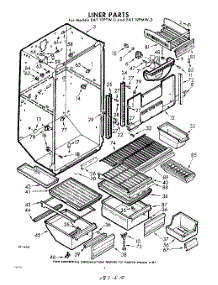 04 - Liner parts for Whirlpool Refrigerator EAT19PTW0 / from AppliancePartsPros.com
