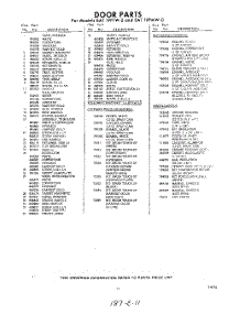 11 - Lit / Optional parts for Whirlpool Refrigerator EAT19PTW0 / from AppliancePartsPros.com