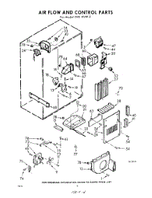 04 - Air Flow And Control parts for Whirlpool Refrigerator EVD19JW0 / from AppliancePartsPros.com