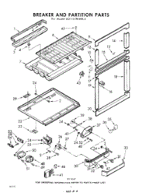 06 - Breaker And Partition parts for Whirlpool Refrigerator EET151PKWR3 / from AppliancePartsPros.com
