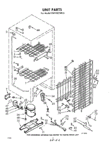 02 - Unit parts for Whirlpool Freezer EWV10CWR3 / from AppliancePartsPros.com