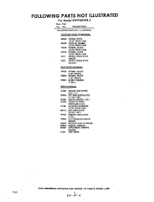 06 - Lit / Optional parts for Whirlpool Freezer EWV10CWR3 / from AppliancePartsPros.com