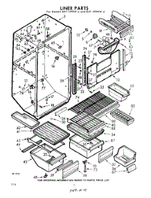 04 - Liner parts for Whirlpool Refrigerator EAT19PTW4 / from AppliancePartsPros.com