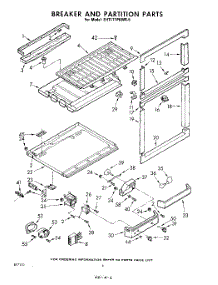06 - Breaker And Partition parts for Whirlpool Refrigerator EHT171PKWR5 / from AppliancePartsPros.com