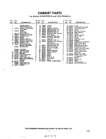 03 - Section parts for Whirlpool Refrigerator EVD19PMWR0 / from AppliancePartsPros.com