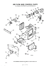 04 - Air Flow And Control parts for Whirlpool Refrigerator EVD19PMWR0 / from AppliancePartsPros.com