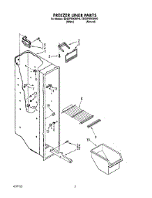 04 - Freezer Liner parts for Whirlpool Refrigerator ED22PWXAN10 / from AppliancePartsPros.com