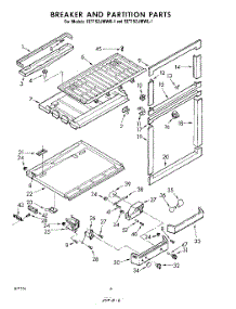 06 - Breaker And Partition parts for Whirlpool Refrigerator EET152JMWR1 / from AppliancePartsPros.com