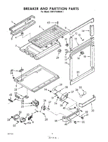 06 - Breaker And Partition parts for Whirlpool Refrigerator EHT171SKWR1 / from AppliancePartsPros.com