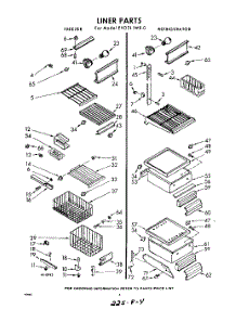 04 - Liner parts for Whirlpool Refrigerator EVD21IWR0 / from AppliancePartsPros.com