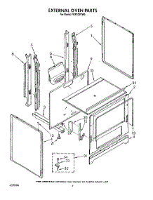 03 - External Oven parts for Whirlpool Range FGP325VL0 / from AppliancePartsPros.com