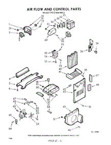 06 - Air Flow And Control parts for Whirlpool Refrigerator EVD21MMWR0 / from AppliancePartsPros.com