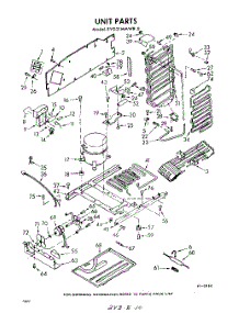 10 - Unit parts for Whirlpool Refrigerator EVD21MMWR0 / from AppliancePartsPros.com