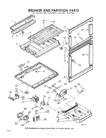 06 - Breaker And Partition parts for Whirlpool Refrigerator EET152JTWR1 / from AppliancePartsPros.com