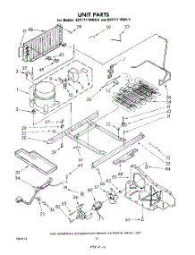 10 - Unit parts for Whirlpool Refrigerator EHT171TKWR4 / from AppliancePartsPros.com