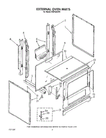 04 - External Oven parts for Whirlpool Range FGP325VL1 / from AppliancePartsPros.com