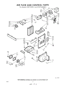 04 - Airflow And Control parts for Whirlpool Refrigerator EVD71ZMWR0 / from AppliancePartsPros.com