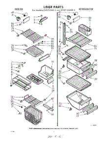 06 - Liner parts for Whirlpool Refrigerator EVD71ZMWR0 / from AppliancePartsPros.com