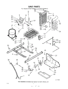 10 - Unit parts for Whirlpool Refrigerator EVD71ZMWR0 / from AppliancePartsPros.com