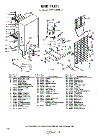 02 - Section parts for Whirlpool Freezer EWV13CWR1 / from AppliancePartsPros.com