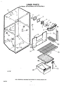 04 - Liner parts for Whirlpool Refrigerator EET153JTWR0 / from AppliancePartsPros.com