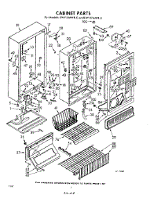 02 - Section parts for Whirlpool Freezer EWV15MWR0 / from AppliancePartsPros.com