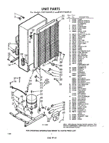 04 - Section parts for Whirlpool Freezer EWV15MWR0 / from AppliancePartsPros.com