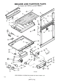 06 - Breaker And Partition parts for Whirlpool Refrigerator EAT19PTWR6 / from AppliancePartsPros.com