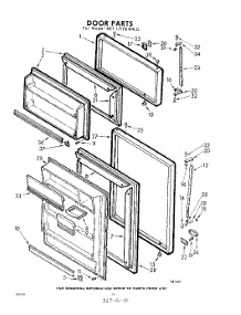 10 - Door parts for Whirlpool Refrigerator EET171EKWR0 / from AppliancePartsPros.com
