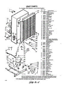 04 - Section parts for Whirlpool Freezer EWV15MWR1 / from AppliancePartsPros.com