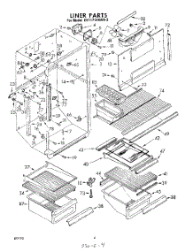 04 - Liner parts for Whirlpool Refrigerator EHT171VKWR2 / from AppliancePartsPros.com