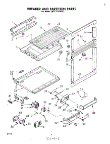 06 - Breaker And Partition parts for Whirlpool Refrigerator EHT171VKWR2 / from AppliancePartsPros.com